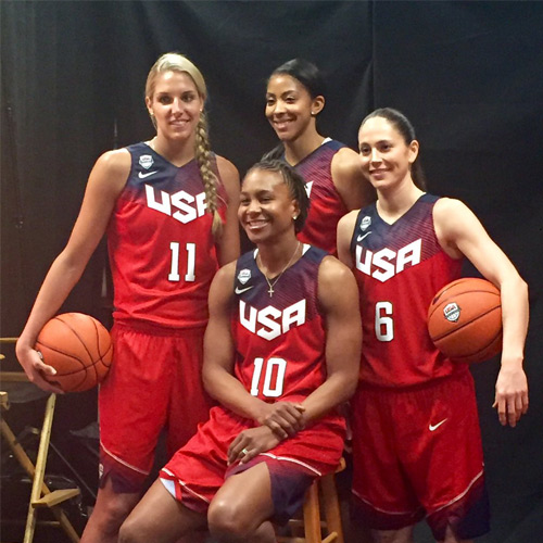 Road to Rio: Catchings Attends 2016 Media Summit